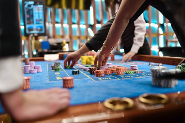 Roulette betting grid and chip selection on desktop. Roulette number grid with chip denomination options